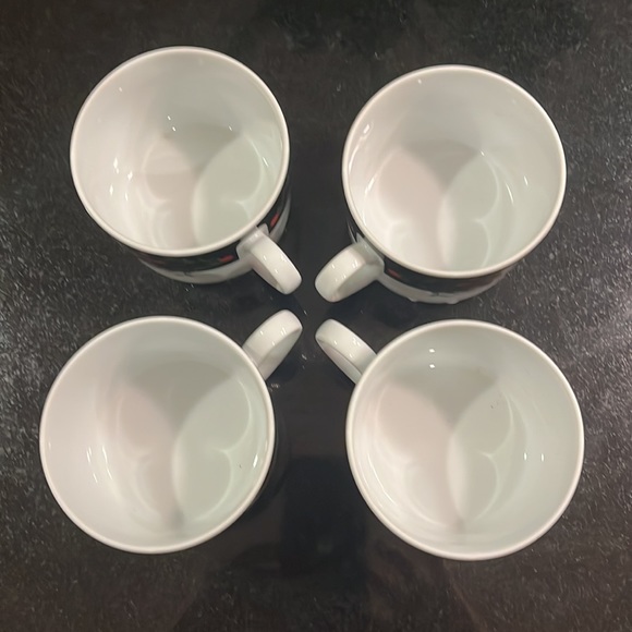 Cocky Twos Holiday Cup & Saucer - Bridget Dobson - Set of 4 - Picture 8 of 13